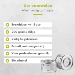 Hendi Brandpasta Voor Chafing Dish - Brandgel 200g - ( 6 Stuks ) -Grillmeesters Goedkope Winkel 1200x1200 456