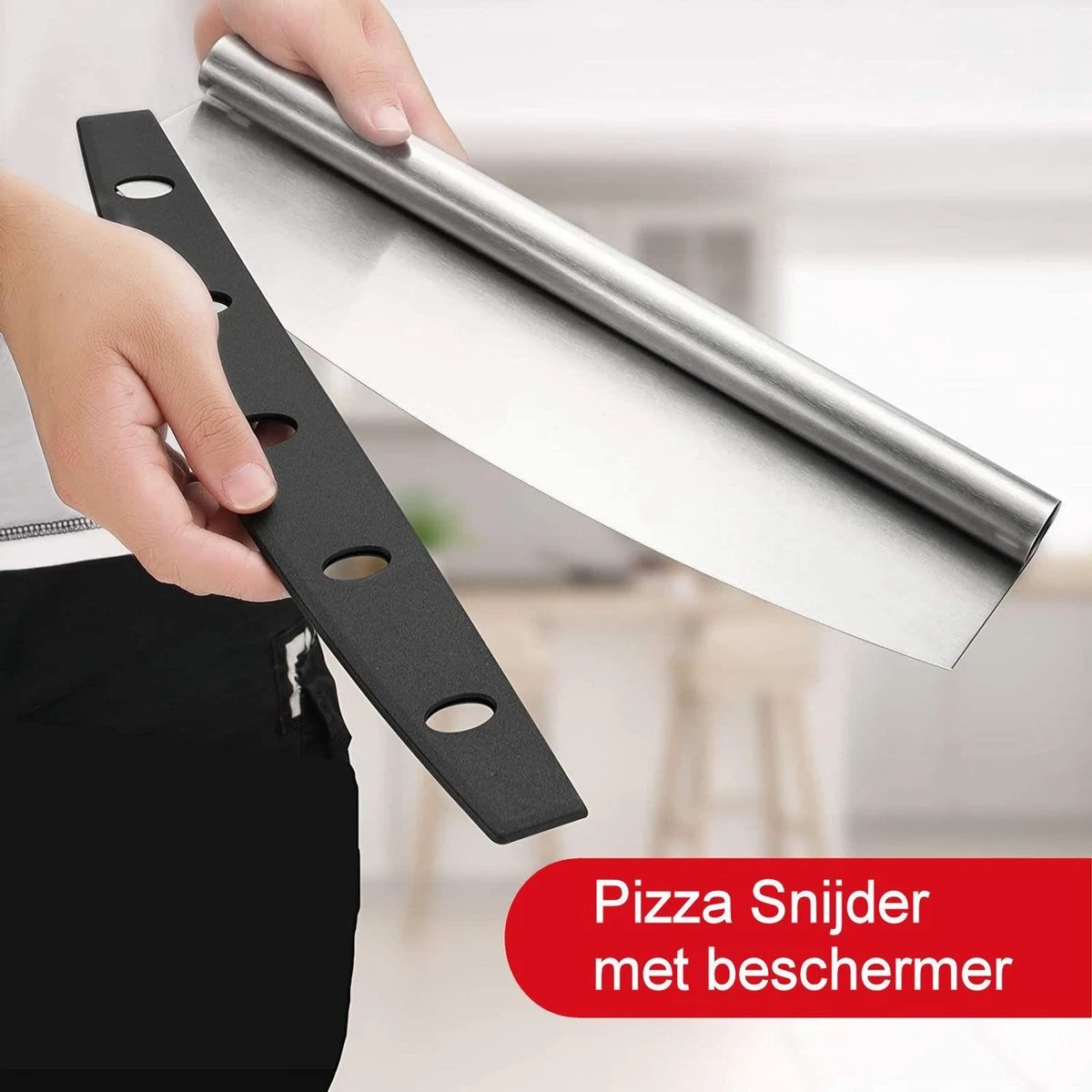 Pizzaschep – Inclusief Pizzasnijder – Opvouwbaar – Pizzaspatel – Pizza Schep – Taartschep – 30cm - Qwality 3 Pizzaschep – Inclusief Pizzasnijder – Opvouwbaar – Pizzaspatel – Pizza Schep – Taartschep – 30cm - Qwality - Afbeelding 3