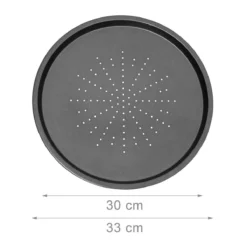 Relaxdays 3 Pizaplaten Met Pizzarek, Pizza Bakplaat Rond 33 Cm, Pizzaplaat 3stuk -Grillmeesters Goedkope Winkel 1200x1200 466