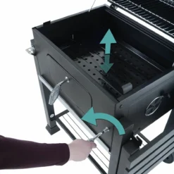 Vaggan Luxe Houtskool Barbecue - Grilloppervlak (LxB) 44 X 32 Cm - Staal - Matzwart -Grillmeesters Goedkope Winkel 1200x1200 48