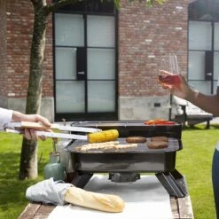 Princess 112252 Hybride Barbecue – Elektrische BBQ - Tafelmodel - 2000W - 44x 29cm - Gebruik Elektrisch Of Met Kolen -Grillmeesters Goedkope Winkel 1200x1200 5