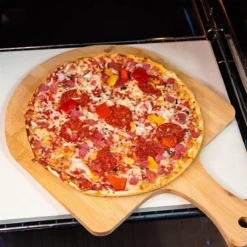 Buxibo 2in1 Pizzasteen - Voor BBQ & Oven - Inclusief Serveer Plank - Pizzabord/Pizzaplank - 30.5 X 38.1 X 1.4 Cm -Grillmeesters Goedkope Winkel 1200x1200 500