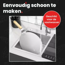 GrillX Pizzaschep Met Pizzasnijder - 30cm - In Luxe Doos - Pizzaspatel Voor BBQ & Oven - BBQ Accesoires Gereedschap -Grillmeesters Goedkope Winkel 1200x1200 503