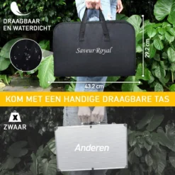 Saveur Royal® 35-delige Barbecue Gereedschapset In Roestvrij Staal - BBQ Grill Set Met Draagtas - Barbecuegerei-sets - Barbecue Accessoires Gereedschap - 35-delig -Grillmeesters Goedkope Winkel 1200x1200 571