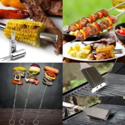 Saveur Royal® 35-delige Barbecue Gereedschapset In Roestvrij Staal - BBQ Grill Set Met Draagtas - Barbecuegerei-sets - Barbecue Accessoires Gereedschap - 35-delig -Grillmeesters Goedkope Winkel 1200x1200 572