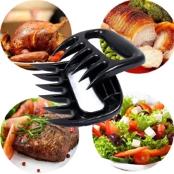 Merkloos Professionele Vleesshredders / Vleesklauwen | Meat Claws | BBQ | Bear Paws | Meat Shredders | Vlees Houders | Barbeque Accesoires | Pulled Pork Klauwen | 2 Stuks -Grillmeesters Goedkope Winkel 1200x1200 574
