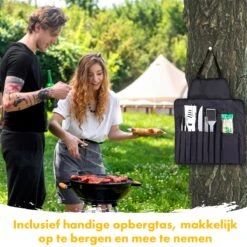 BBQ Accesoires Set Gereedschap Tang Borstel Barbecue Kookgerei - 10 Delig -Grillmeesters Goedkope Winkel 1200x1200 632