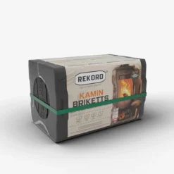 Bruinkool Briketten - Bruinkool - 1x 18 Stuks - Rekord Bruinkool Briketten - Haardhout - Kachel - 10 Kg.