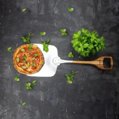 Boska Pizzaschep Barbecue - Kort Handvat - Stabiel - Aluminium - Eikenhout - BBQ Accessoires -Grillmeesters Goedkope Winkel 1200x1200 670