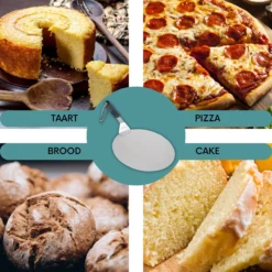 Nowad Pizzaschep RVS Rond - 30,5 Cm - PVC Handvat 12 Nowad Pizzaschep RVS Rond - 30,5 Cm - PVC Handvat -Grillmeesters Goedkope Winkel 1200x1200 686