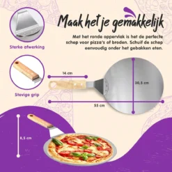 Nowad Pizzaschep RVS Rond Voor BBQ En Oven - 30,5 Cm - Pizzaspatel - Taartschep - Houten Handvat - Ophangbaar - Rond - Vaatwasbestendig - Keukenaccessoires 23 Nowad Pizzaschep RVS Rond Voor BBQ En Oven - 30,5 Cm - Pizzaspatel - Taartschep - Houten Handvat - Ophangbaar - Rond - Vaatwasbestendig - Keukenaccessoires -Grillmeesters Goedkope Winkel 1200x1200 700