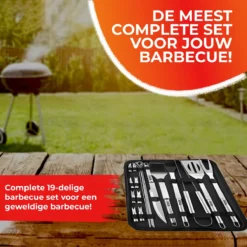 GrillX Barbecue Gereedschap Set - 19-delig - Inclusief Luxe Draagtas - BBQ Accesoires - Gereedschapset 15 GrillX Barbecue Gereedschap Set - 19-delig - Inclusief Luxe Draagtas - BBQ Accesoires - Gereedschapset -Grillmeesters Goedkope Winkel 1200x1200 710