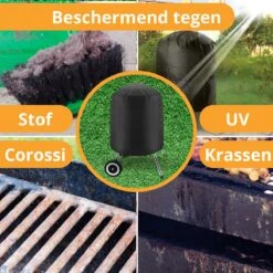 Ronde Waterdichte BBQ Hoes - Barbecue Accessoires - 57 Cm Diameter - 92 Cm Hoog -Grillmeesters Goedkope Winkel 1200x1200 861