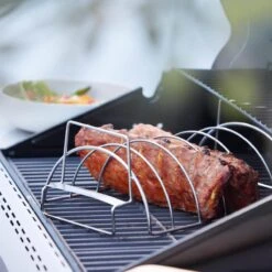 Barbecook Vlees & Ribrek - Spareribs Houder - RVS - Inox Barbecook Vlees & Ribrek - Spareribs Houder - RVS - Inox -Grillmeesters Goedkope Winkel 1200x1200 873