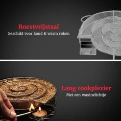 GrillX Cold Smoke Generator Met 1KG Kersen Rookmot - 6 Liter - Smokerbox - RVS Rookbox - Rookgenerator - Koud Roken - BBQ Accesoires -Grillmeesters Goedkope Winkel 1200x1200 883