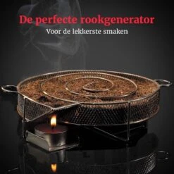 GrillX Cold Smoke Generator Met 1KG Appel Rookmot - 6 Liter - Smokerbox - RVS Rookbox - Rookgenerator - Koud Roken - BBQ Accesoires -Grillmeesters Goedkope Winkel 1200x1200 892