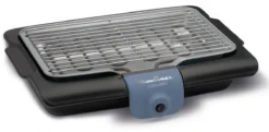 Moulinex BG134812 Barbecue Tafelblad Electrisch 2100W Zwart, Blauw, Zilver Barbecue -Grillmeesters Goedkope Winkel 1200x589