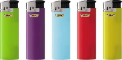 BIC Maxi J38 Elektronische Aansteker / Aanstekers Willekeurige Kleuren (5 Stuks)