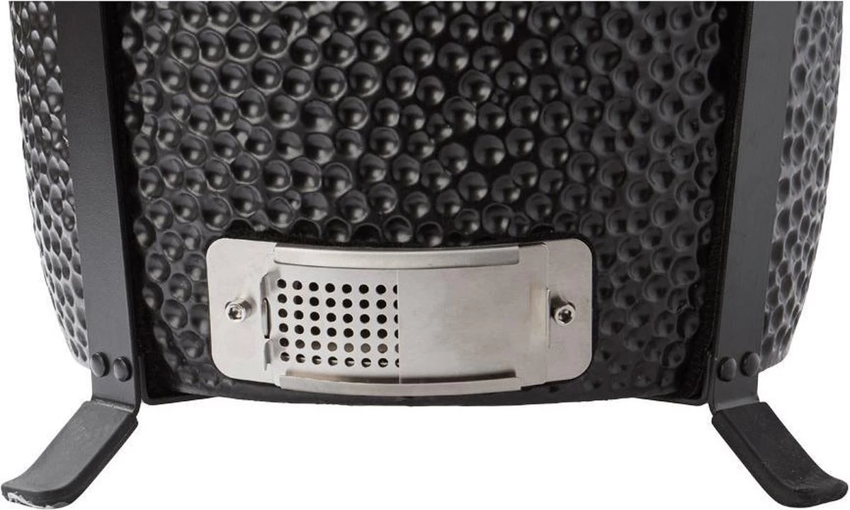 Patton Kamado 15" - Tafel Model - Keramische Barbecue - Premium Black - Medium - Compleet - Mat Zwart 4 Patton Kamado 15" - Tafel Model - Keramische Barbecue - Premium Black - Medium - Compleet - Mat Zwart - Afbeelding 4