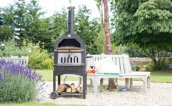 Merkloos MaxxGarden Pizza Oven - Smoker Barbecue Houtskool 45 X 65 X 158cm -Grillmeesters Goedkope Winkel 1200x745 1