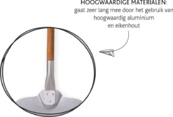 Boska Pizzaschep Barbecue - Kort Handvat - Stabiel - Aluminium - Eikenhout - BBQ Accessoires -Grillmeesters Goedkope Winkel 1200x811 1