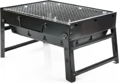 Merkloos Decopatent® Portable Houtskool BBQ - Barbecue - Inklapbaar - Barbecue Houtskool - Tafel Grill - Camping - Strand - Festival - Park -Grillmeesters Goedkope Winkel 1200x840