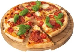 Boska Pizzaplank Friends L - BBQ Accessoires - Eikenhout - Handige Opvanggeul - Ø 34 Cm -Grillmeesters Goedkope Winkel 1200x844 1