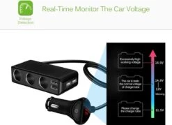 WiseGoods - Premium Auto Sigarettenaansteker Splitter - 4 Poorten USB - Autolader USB - Autolader Splitter - 12V Splitter -Grillmeesters Goedkope Winkel 1200x870 3