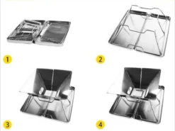 United Entertainment - Opvouwbare Houtskoolbarbecue - RVS - Met Koffer En Draagtas -Grillmeesters Goedkope Winkel 1200x900 22