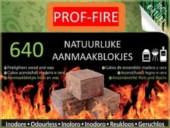 PROF-FIRE - 640 Aanmaakblokjes Bruin- Voordeelbox - Ecologisch - Milieuvriendelijk - CO2 Neutraal - Fire-Up Kwaliteit -Grillmeesters Goedkope Winkel 1200x900 35