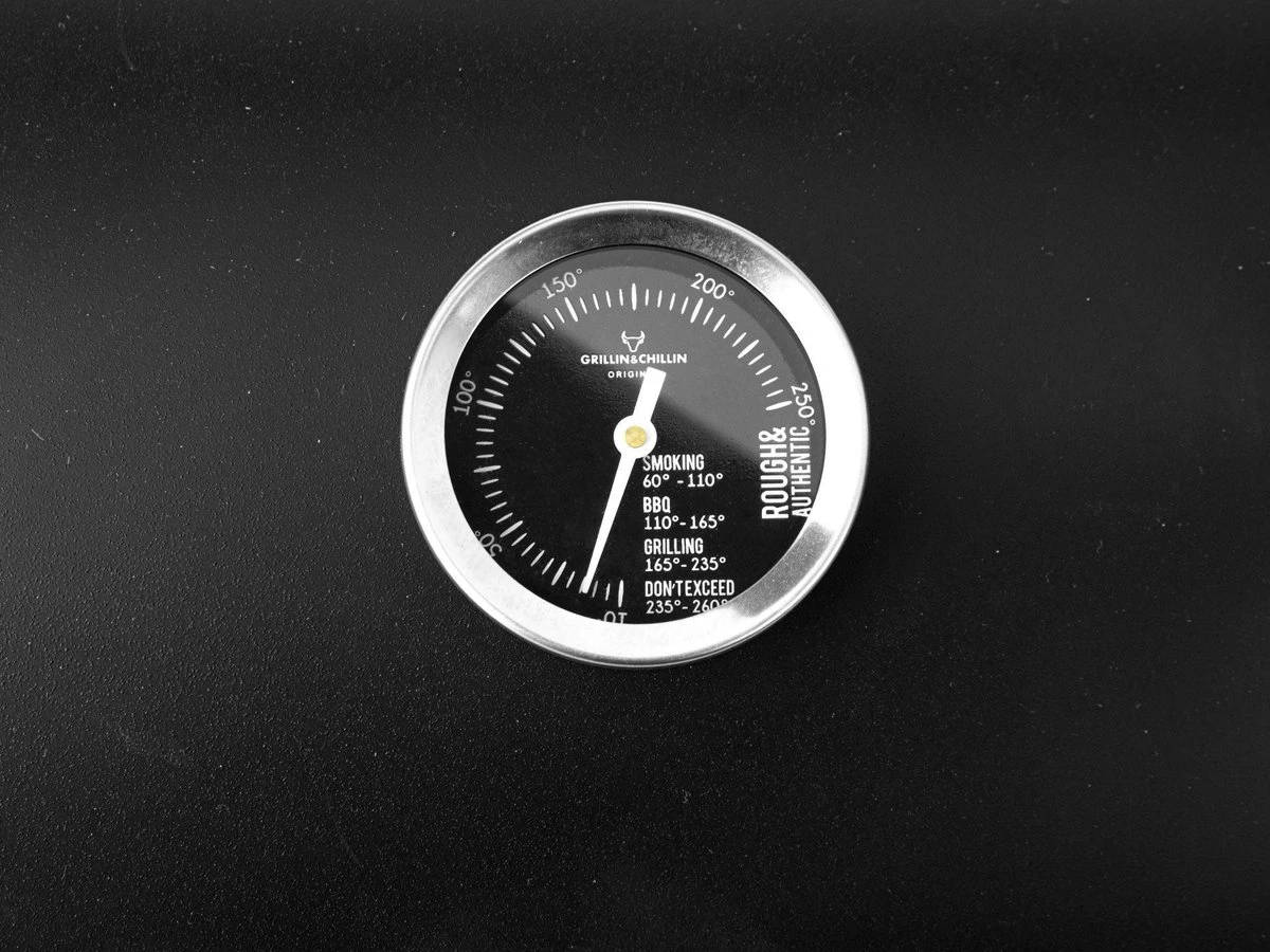 Gusta Barbecue Grill En Smoker - Grilloppervlak (LxB) 22 X 18 Cm - Met Thermometer - Zwart 2 Gusta Barbecue Grill En Smoker - Grilloppervlak (LxB) 22 X 18 Cm - Met Thermometer - Zwart - Afbeelding 2