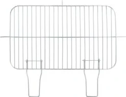 Verrijdbare Barbecue – Houtskool/Briketten - Verstelbare Grillplaat – Houten Tafel – Winscherm – Gewicht 5.9kg -Grillmeesters Goedkope Winkel 1200x924