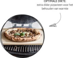 Boska Pizzasteen Deluxe Rechthoek - Voor De Oven - Knapperige Pizza's - 40x32 Cm - BBQ Accessoires -Grillmeesters Goedkope Winkel 1200x942 2