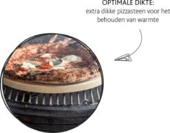Boska Pizzasteen Deluxe - Voor Oven & BBQ - Knapperige Pizza's - Ø 29.5 Cm - BBQ Accessoires -Grillmeesters Goedkope Winkel 1200x942 3