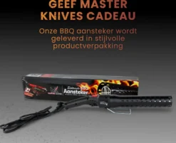 Master Knives BBQ Aansteker Electrisch - BBQ Accesoires - Zwarte BBQ Starter - Looftlighter -Grillmeesters Goedkope Winkel 1200x976