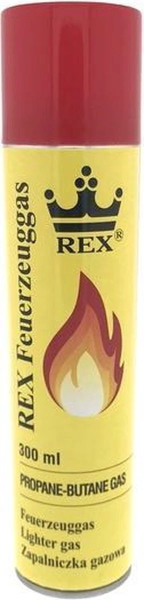 Merkloos 1x Aanstekergas / Butaan Gas 300 Ml - Bus Aanstekervulling Rex 2 Merkloos 1x Aanstekergas / Butaan Gas 300 Ml - Bus Aanstekervulling Rex - Afbeelding 2