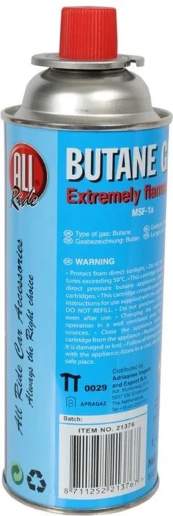 All Ride Butaan Gas / Navulgas -Grillmeesters Goedkope Winkel 403x1200