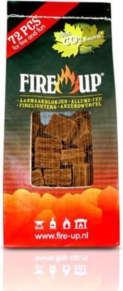 Fire-Up Aanmaakblokjes Bruin Zak/72st -Grillmeesters Goedkope Winkel 509x1200