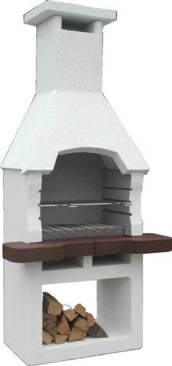 Integard Tuinhaard Houtskoolbarbecue Beton Nr. 9 -Grillmeesters Goedkope Winkel 566x1200