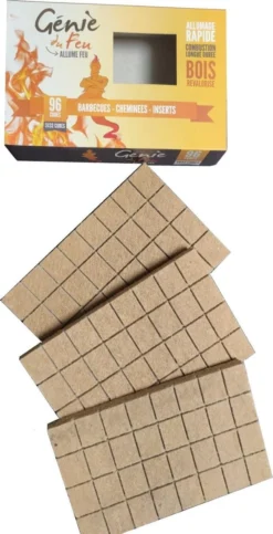 Genie Du Feu Aanmaakblokjes Bruin - 1344 Stuks - Voordeel Verpakking -Grillmeesters Goedkope Winkel 614x1200