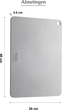 Pizzasteen Van Staal – Pizza Steen - Pizza En Brood Bakken - 40 X 30 X 0,6 Cm - Cadeau Voor Man - Kitchen Steel By Qwality -Grillmeesters Goedkope Winkel 677x1200 1