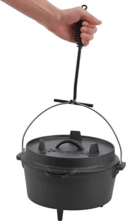Dutch Oven Enkhuizen Met Deksel Gietijzer Zwart 4,2 L -Grillmeesters Goedkope Winkel 684x1200 2
