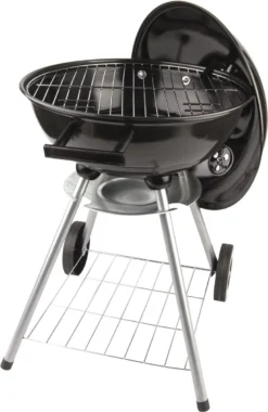 BBQ Collection Houtskoolbarbecue - Kogelbarbecue 45 X 60 Centimeter - Ronde Barbecue - Barbecue Op Wielen - Zwart - Metaal -Grillmeesters Goedkope Winkel 780x1200 1
