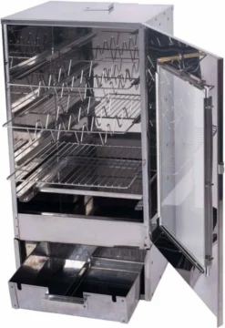 2-L Home & Garden XL Rookoven - RVS - 80x40x28 Cm - 3 Etages -Grillmeesters Goedkope Winkel 824x1200