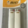 Bic Aansteker - Slim - Wit - 2 Stuks