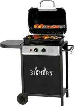 Bighorn Gasbarbecue En Grill – 2 Branders – Zwart -Grillmeesters Goedkope Winkel 838x1200