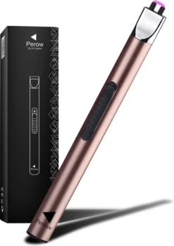 Oplaadbare Lange Elektrische Aansteker - Duurzame Plasma Aansteker - Inclusief Cadeauverpakking - BBQ - Kaarsen - Rose