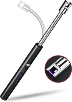 Dailygoods® Elektrische Aansteker - Plasma Aansteker - Oplaadbaar - Gift Set - Zwart -Grillmeesters Goedkope Winkel 849x1200 1