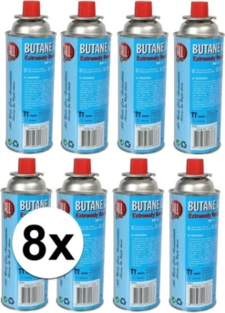8x Kookstel Gasflessen Butaan Gas - 8 Stuks A 227 Gram - Gasbus Navulling