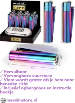 Metalen Clipper Aansteker - Vuursteenaansteker Icy -Grillmeesters Goedkope Winkel 870x1200 1